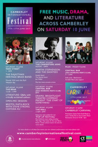 Rajasthan Heritage Brass Band hit the streets of Camberley!