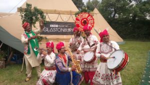 Cerys Matthews, live from Glastonbury with Rajasthan Heritage Brass Band