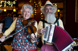 Jeanie McLerie and Ken Keppeler from Bayou Seco Scoop New Mexico Governor’s award